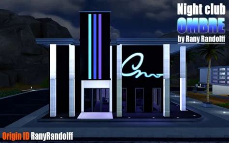 Ombre Night Club The Sims 4 Catalog Night Club Sims Sims 4