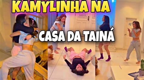 BABADO HYTALO CONHECEU A CASA DA TAINÁ E KAMYLINHA ENSINOU A DANÇA QUE