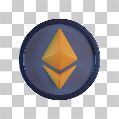 Premium Psd Ethereum Coin D Icon