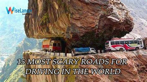 15 Most Scary Roads For Driving in the World دنیا کی 15 خطرناک ترین