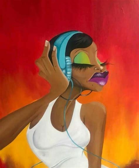 Pin On Obrazy Black Art Painting Soulful Art Afrocentric Art