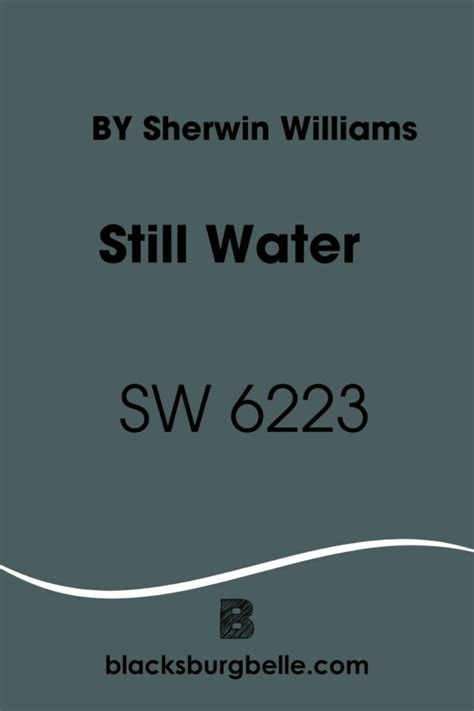 Sherwin Williams Still Water SW 6223 Paint Color Review