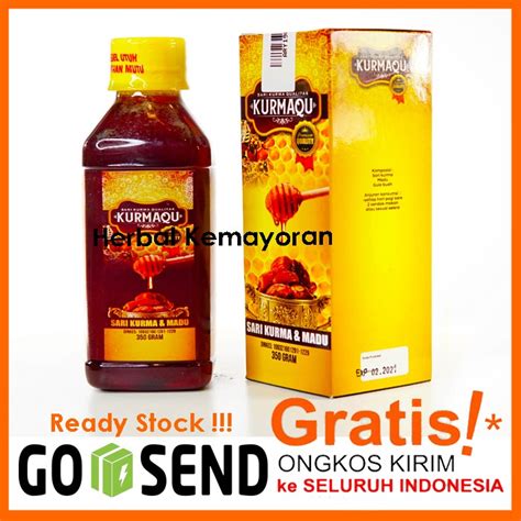 Jual Kurmaqu Sari Kurma Ajwa Asli Madu Hutan Original Gram