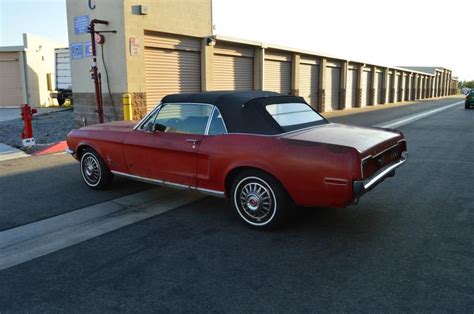 1968 Ford Mustang Rare V8 390 X Code Convertible For Sale