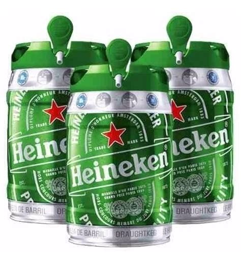 Kit Barril Chopp Heineken Litros Unidades Cerveja R Em