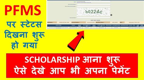 How To Check Scholarship On Pfms Pfms Scholarship Payment Status