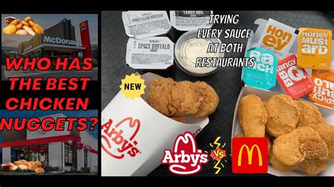 Arby S New Premium Chicken Nuggets Vs McDonald S Chicken McNuggets