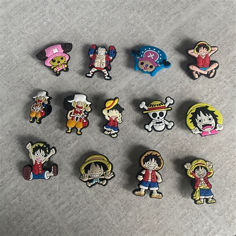 13 One Piece Inspired Croc Charms Anime Croc Charms Manga Gifts