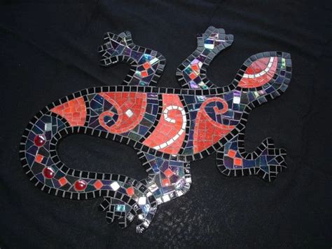 Geckos Munismosaics Mosaic Gecko Mosaic Art