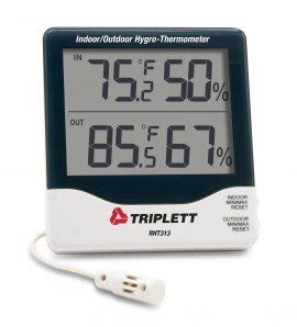 Triplett Rht Indoor And Outdoor Hygro Thermometer To F