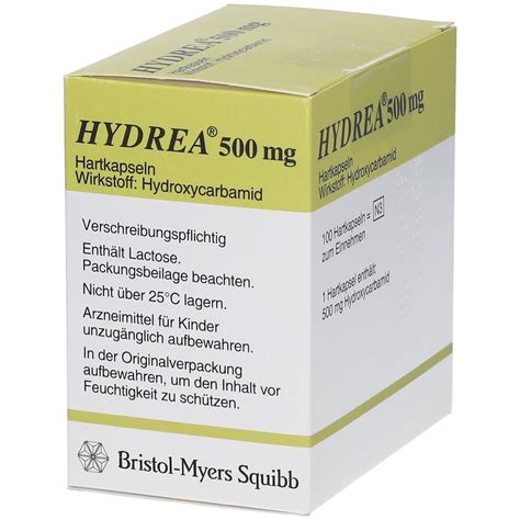 Hydrea® 500 Mg 100 St Mit Dem E Rezept Kaufen Shop Apotheke