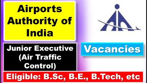 Airports Authority Of India Junior Executive ATC 496 Vacancies