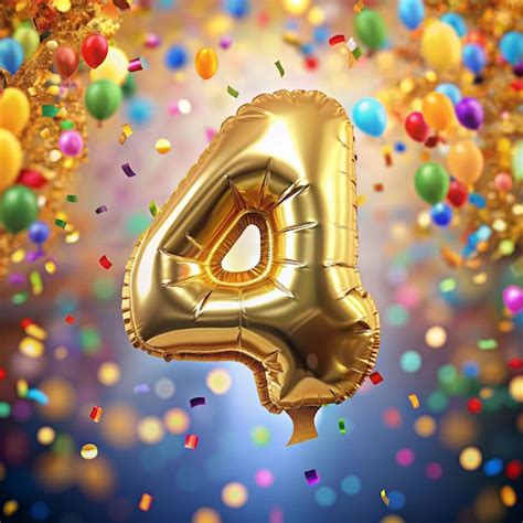 Images De Joyeux Anniversaire 4 Ans Téléchargement Gratuit Sur Freepik