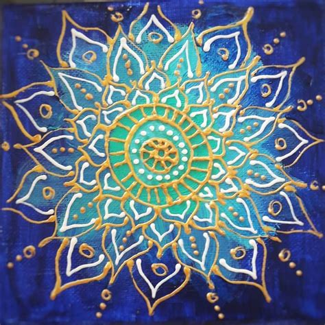 Daily Mandala You Are My Light Acrylic Artwork Mandala Tapestry