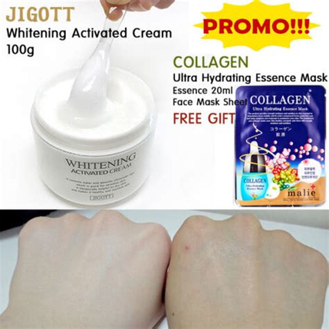 Best Whitening Cream 100ml Korean Collagen Facial Mask Skin Care Free T Ebay