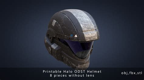 AN[Real] - Printable Halo ODST helmet 3D print model