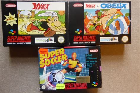 Asterix Asterix Obelix And Super Soccer For SNES PAL Catawiki