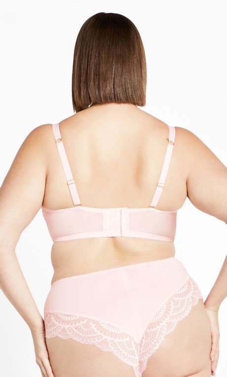 Womens Plus Size Adore Luxe Push Up Blush Bra