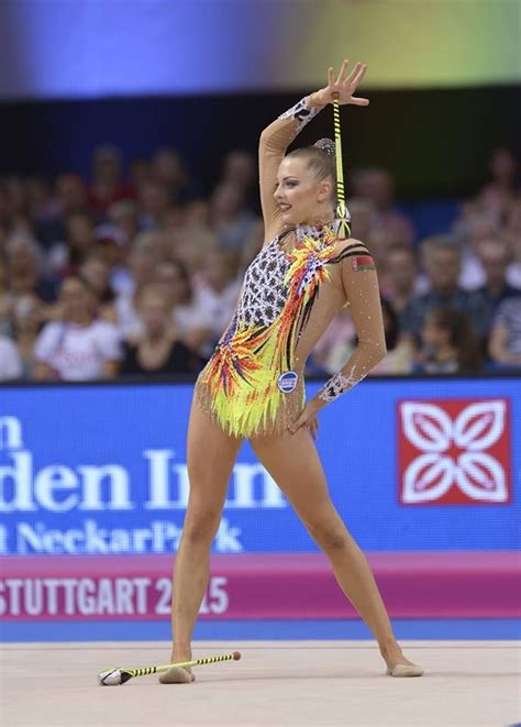 Melitina Staniouta Belarus World Championships 2015 Stuttgart