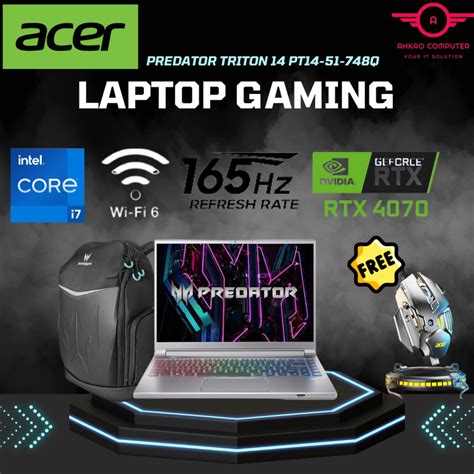 Acer Predator Triton Pt Q Wqxga Hz Gaming Laptop I