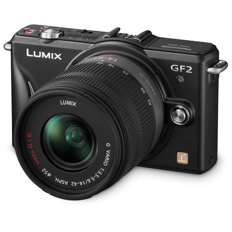 Panasonic Lumix DMC GF2 Digital Micro Four Thirds DMC GF2KK B H