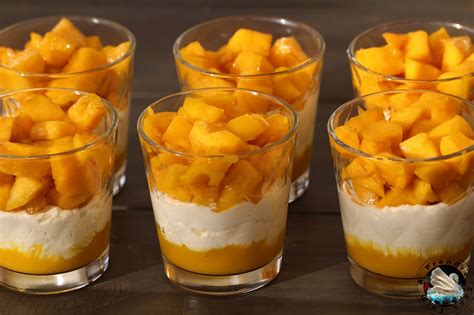 Verrines Mangues Mascarpone Recette Verrines Mangue Dessert Mangue