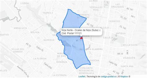 C Digo Postal Barrio Niza Norte Ocales De Niza En Suba Bogot