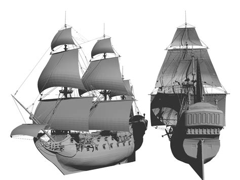 Black Pearl .obj - 3D Model - ShareCG