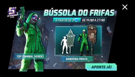 Como Ganhar O Top Criminal Verde No B Ssolas Do Frifas Free Fire The