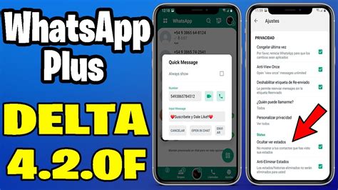 WhatsApp DELTA ULTRA 4 2 0F Actualizado Con Funciones Unicas YouTube