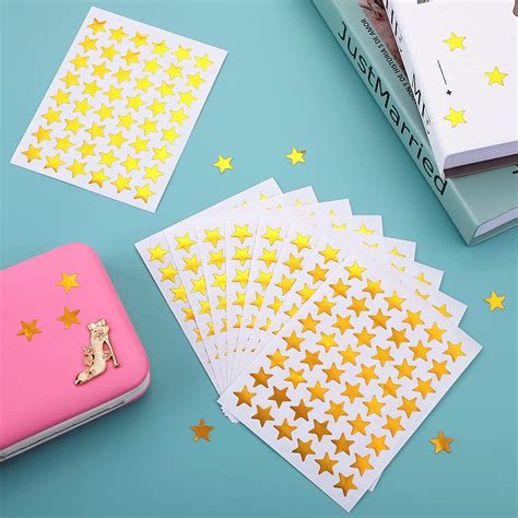 Buy 1440 Count Shiny Sparkle Star Stickers Glittering Self Adhesive