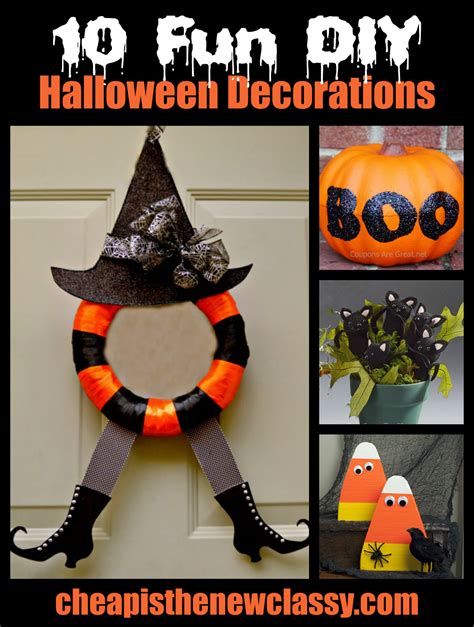 10 Fun And Spooky DIY Halloween Decorations