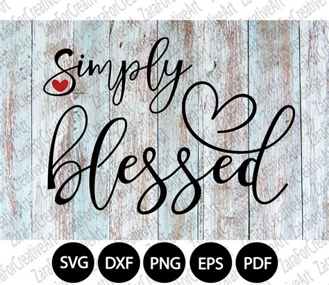 Simply Blessed Svg Sign Simply Blessed Shirt Design Svg Etsy