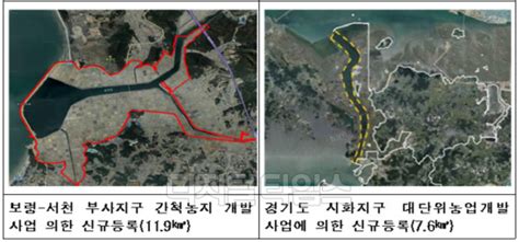 국토면적 1년 새 여의도 15배 늘어 디지털타임스