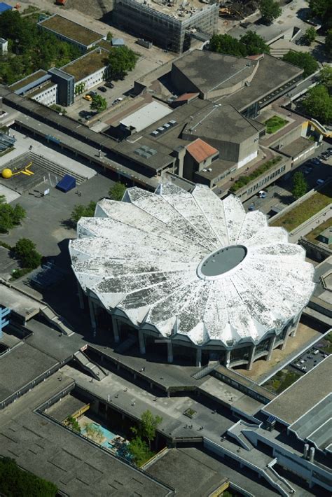 Bochum aus der Vogelperspektive Mensa Aula Gebäude der Universität