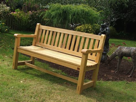 Hardwood Garden Bench Idigbo The Wooden Workshop Oakford Devon