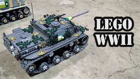 Custom Lego Wwii Remote Control Tanks Brick Fiesta 2017 Youtube