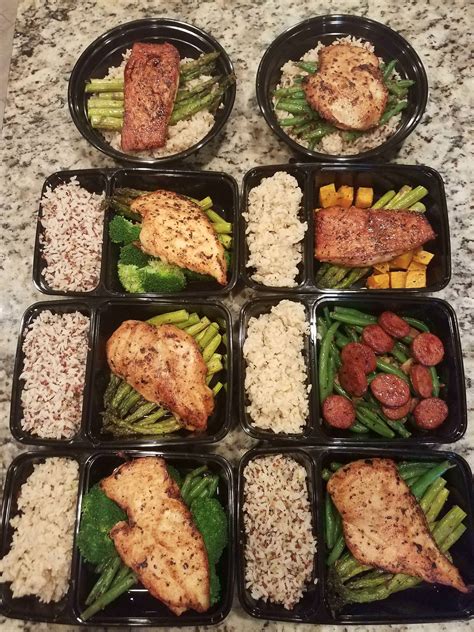 First Week Meal Prepping Healthy Lunch Meal Prep Dinner Meal Prep