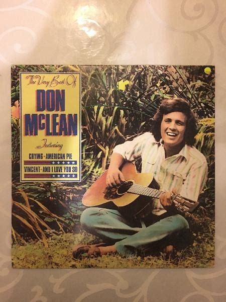 Don Mclean The Very Best Of Don Mclean Vinyl Lp Opened In South