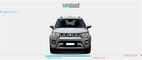 Dimensions Suzuki Ignis Present Vs