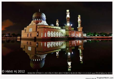 Masjid Bandaraya at Night (Sabah, Malaysia) – Islamic Architecture ...