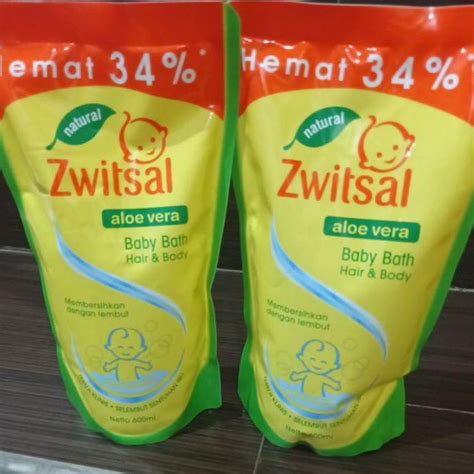 Special Now Zwitsal Natural Baby Bath 2in1 Milk Honey Refill 450ml