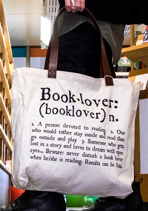 Bag Book Lover Library Shop