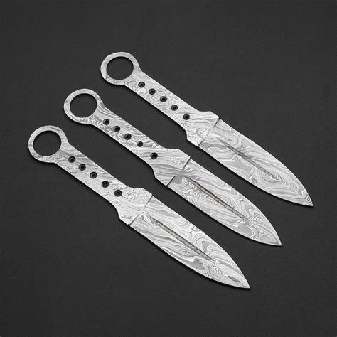 9" Throwing Knife Set // 3 Pieces - Deer Custom Knives PERMANENT STORE ...