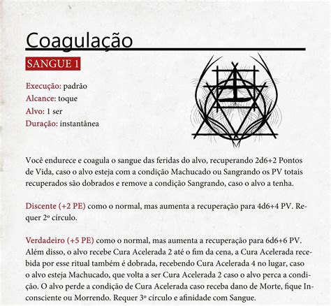 Homebrew Ritual De Ordem Paranormal Rpg Livro Rpg Rpg Ritual