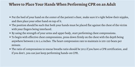 Where To Position Your Hands For Cpr 3 Vital Technique First Aid For