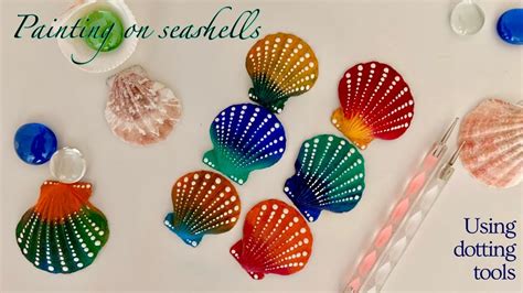 Painting On Seashells How To Paint Seashell Acrylic Painting