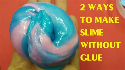 2 Ways To Make Slime Without Glue Diy How To Make Slime Compilation No