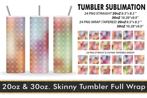 Tumbler Sublimation Pastel Art Deco Graphic By Artnoy Creative Fabrica