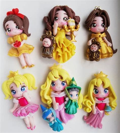 Pin De Kavaerca En Fimo Princesas Disney Manualidades Mu Ecas